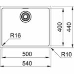 Νεροχύτης MARIS MRX210 - 50 540X440 mm Flushmount / Slimtop Inox - Image 2