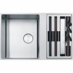 Ανοξείδωτος FLUSHMOUNT / SLIMTOP Νεροχύτης BoxCENTER BWX 220 - 41 - 27 Σετ - Image 2