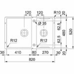 Ανοξείδωτος Υποκαθήμενος Νεροχύτης BoxCENTER BWX120 - 41 - 27 Σετ - Image 3