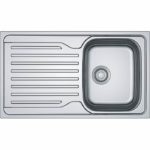 Ανοξείδωτος Νεροχύτης ANTEA AZN 611 - 86 Λείος Σετ Inox
