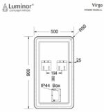 Καθρέφτης VIRGO 50x90 LUMINOR - Image 2