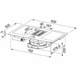 Απορροφητήρας MARIS HOB EXTRACTOR FMA 839 HI Μαύρο - Image 2