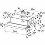 Απορροφητήρας Συρόμενος SMART 60 CM Λευκό / Glass - Image 2
