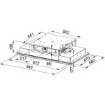 Απορροφητήρας Οροφής MYTHOS FLAT FMYCF 906 90 CM WH Λευκό - Image 2