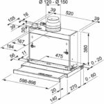 Συρόμενος Απορροφητήρας FTCO 60XS FRANKE 60 CM Inox - Image 2