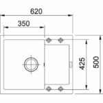 Νεροχύτης MARIS FRAGR. MRG 611 - 62 620X500mm Coffee Σετ - Image 2