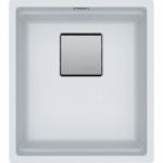 Νεροχύτης FRAG. KUBUS 2 KNG 110 - 37 410X460mm Πολικό Λευκό Υποκαθήμενος Σετ