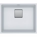 Νεροχύτης FRAG. KUBUS 2 KNG 110 - 52 560X460mm Πολικό Λευκό Υποκαθήμενος Σετ