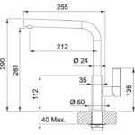 Αναμεικτική Μπαταρία Κουζίνας New MARIS Standard Χρωμέ - Image 2