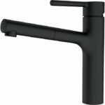 Αναμεικτική Μπαταρία Κουζίνας CENTRO Ντους Μαύρο Ματ