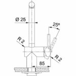 Ανοξείδωτη Αναμεικτική Μπαταρία Κουζίνας ATLAS NEO Standard Inox - Image 3