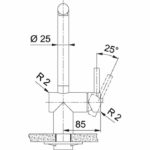 Ανοξείδωτη Αναμεικτική Μπαταρία Κουζίνας ATLAS NEO Ντους Inox - Image 3
