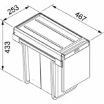 Εργονομικός Κάδος CUBE 30 - Image 2