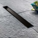 Κανάλι Ντους VENISIO Slim 50cm WIRQUIN Μαύρο Ματ