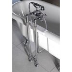 ASCOLI Μπανιέρα FREESTD 1700X750 ΟΒΑΛ με 4 Ποδιά Χρωμέ - Image 3