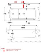DELTA Υδρομασάζ CRN 1,75HP-8 JET 1600X700 - Image 4