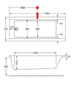URBAN Υδρομασάζ CRN1,75HP-8 JET1700X725 - Image 4