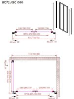 Bi-Fold PRIMUS-PLUS 72 67,5-71,5 εκ. DEVON Clear - Image 4