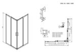 Corner Entry PRIMUS-PLUS 87-89 H.195 DEVON Clean-Γυαλί - Image 4