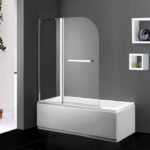 Δίπτυχο Μπανιέρας 120 εκ+Πετσετοκρεμάστρα PRIMUS-PLUS DEVON Clear