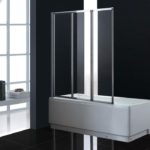 Τρίπτυχο Μπανιέρας 120 εκ. DEVON Clear