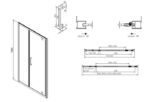 Pivot+Infill PRIMUS-PLUS 100 97-101εκ. H.195 DEVON Clean-Γυαλί - Image 3
