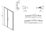 Pivot+Infill Primus-Plus 140 137-141 εκ. H.195 DEVON Clean-Γυαλί - Image 3