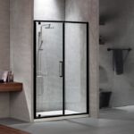 Pivot+Infill PRIMUS-PLUS 140 137-141εκ. H.195 DEVON Clean-Γυαλί Μαύρο Ματ