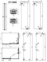 Corner Entry DEVON Flow 120x80 117-119 x 77-79 εκ. Clean-Γυαλί Χρωμέ - Image 4