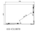 Corner Entry AXIS 100x70 97-99 x 67-69 εκ. Clean-Γυαλί - Image 5
