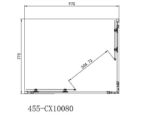 Corner Entry AXIS 100x80 97-99 x 77-79 εκ. Fabric - Image 5