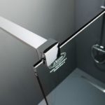 Iwis Walk-In 117-119 εκ. DEVON Clean-Γυαλί Χρωμέ - Image 2