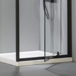 Pivot 80 77-81εκ. DEVON Flow Clean-Γυαλί Μαύρο Ματ - Image 2