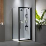 Pivot 80 77-81εκ. DEVON Flow Clean-Γυαλί Μαύρο Ματ
