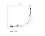 Quadrant AXIS 90 87-89εκ. Clear - Image 4