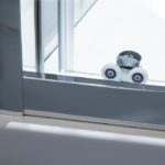 Slider 160 157-161εκ. DEVON Flow Clean-Γυαλί Χρωμέ - Image 3