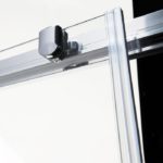 Slider 180 177-181εκ. DEVON Flow Clean-Γυαλί Χρωμέ - Image 2