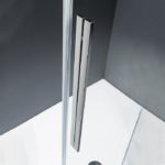Slider 180 177-181εκ. DEVON Flow Clean-Γυαλί Χρωμέ - Image 4