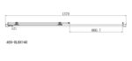 Slider Bath 140 137-141εκ. AXIS Clear - Image 2