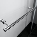 Μονόπτυχο Μπανιέρας 85 εκ. + Πετσετοκρεμάστρα AXIS CLEAR - Image 2