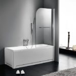 Μονόπτυχο Μπανιέρας 85 εκ. + Πετσετοκρεμάστρα AXIS CLEAR