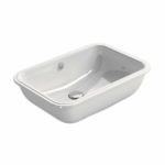 Νιπτήρας PURA Υποένθετος 55x38 GSI Λευκό - Image 3