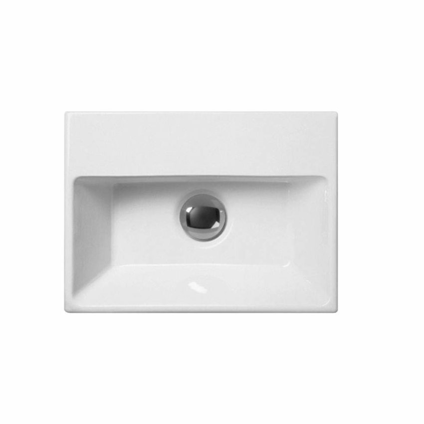 Νιπτήρας NORM 35x26 1 Οπή GSI Λευκό - Image 2