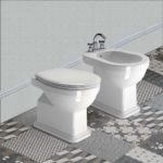 Κομπλέ Λεκάνη ΥΠ Π/Σ Classic/54 + Κάλυμμα MS87C Λευκό S/C GSI