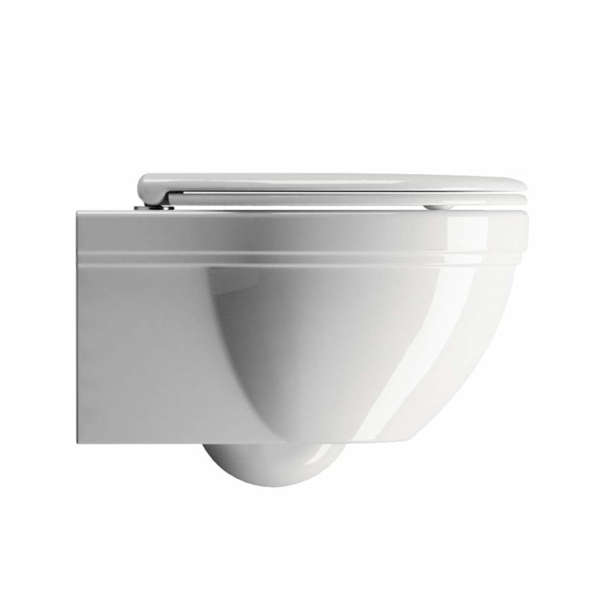 500-871200C-300-3 Κομπλέ Κρεμαστή Λεκάνη CLASSIC/55 + Κάλυμμα MS87C Λευκό Soft-Close GSI - Image 3