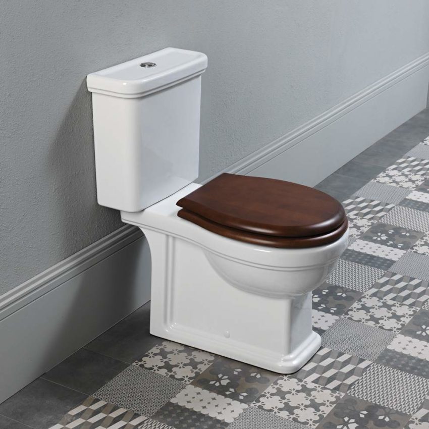 500-871700C-300-2 Κομπλέ Λεκάνη CLASSIC ΧΠ Π/Μ + Καζανάκι + Μηχανισμός + Κάλυμμα MS87C Λευκό S/C - Image 2