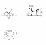 Μπιντέ CLASSIC GSI Λευκό - Image 4