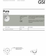 Νιπτήρας PURA Φ42 H.22 GSI Λευκό - Image 2