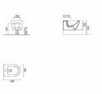 Κρεμαστό Μπιντέ PURA/50 GSI Λευκό - Image 4