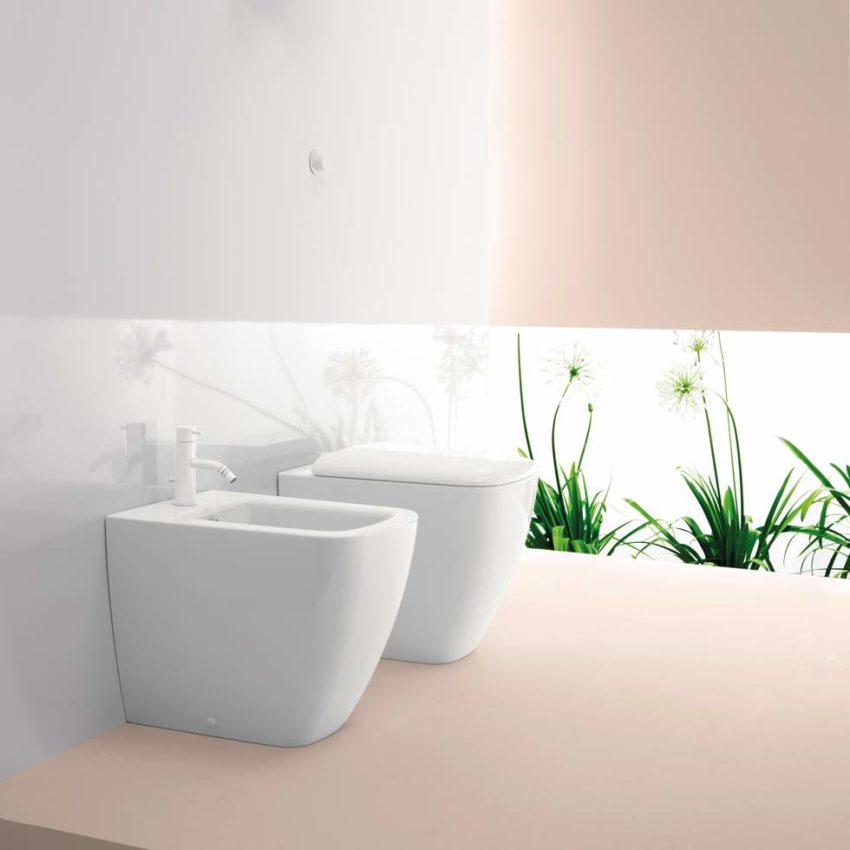 Κομπλέ Λεκάνη ΥΠ Π/Σ Sand/54,5 SwirlFlush + Κάλυμμα MS90C GSI - Image 1